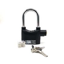 Cadeado Antifurto para Moto Bike Portões c/ Sensor de movimento Alarme sonoro