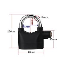 Cadeado antifurto para motocicleta com alarme sonoro MODELO:Curto Cadeado antifurto para motocicleta com alarme sonoro MODELO:Curto