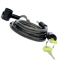 Cadeado Aspiral Eleven Bike Moto Aço Reforçado Com Chave