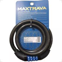 Cadeado Bicicleta Moto Segredo Maxtrava 12 Mm X 1500mm