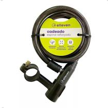 Cadeado Bike Espiral Elleven 1m x 12mm Grosso com Chave Suporte Bicicleta