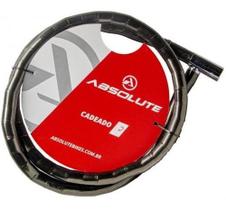 Cadeado Bike Moto Absolute 1,5mx18mm Com Chave Tubular