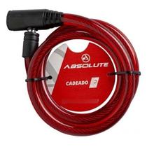 Cadeado Bike Moto Estepe Absolute 1,0mx6mm - Com Chave Cadeado Bike Moto Estepe Absolute 1,0mx6mm - Com Chave