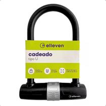 Cadeado Bike U Lock Trava Chave Tranca Bicicleta Moto Portão Segurança Elleven