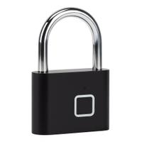 Cadeado Biométrico com Impressão Digital Preto