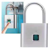 Cadeado Biométrico Identificação Rápida com Impressão Digital e USB-C LGX262BR
