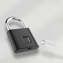 Cadeado Biométrico Impressão Digital - Mala Corrente Armário Cadeado Biométrico Impressão Digital - Mala Corrente Armário