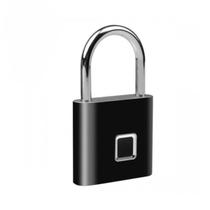 Cadeado Biométrico Inteligente Sem Chave, Abertura Digital PRETO