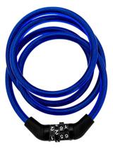 Cadeado Bloqueador Bicicleta Bike Moto Portão Antifurto Senha Segredo Cabo Grosso Forte Resistente