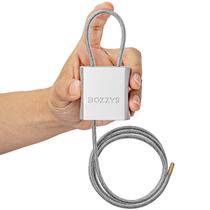 Cadeado BOZZYS com Cabo Ajustável de Aço 1m Resistente às Intempéries Cadeado BOZZYS com Cabo Ajustável de Aço 1m Resistente às Intempéries
