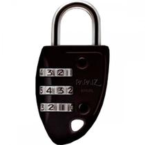 Cadeado C/Segredo Papaiz 23 Preto