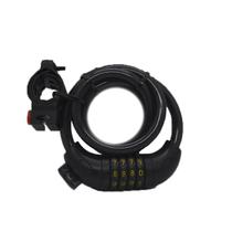 Cadeado Cabo Aço 1,0mx12mm Segredo Preto Cadeado Cabo Aço 1,0mx12mm Segredo Preto