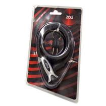 Cadeado cabo aco chave k3 12x800mm