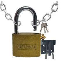 Cadeado Chave Tri 40mm Anticopia 38mm Proteção Antifurto C/ 3 Chaves Cadeado Chave Tri 40mm Anticopia 38mm Proteção Antifurto C/ 3 Chaves
