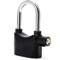 Cadeado Com Alarme 2 Em 1 Sensor Movimento Anti Roubo Sirene 110db Haste Longo Curto Moto Portao Carro Sonoro