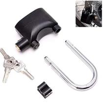 Cadeado com alarme 2 em 1 sensor movimento anti roubo sirene 110db haste longo curto moto portao carro sonoro Cadeado com alarme 2 em 1 sensor movimento anti roubo sirene 110db haste longo curto moto portao carro sonoro