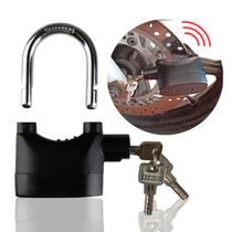 Cadeado com Alarme Antifurto Sirene Moto Bike Patinete Prova D'água