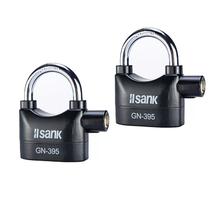 Cadeado Com Alarme Grande Prova De Água Antifurto Moto Bicicleta Portão Casa 110dB Forma:2 peças curtas Cadeado Com Alarme Grande Prova De Água Antifurto Moto Bicicleta Portão Casa 110dB Forma:2 peças curtas