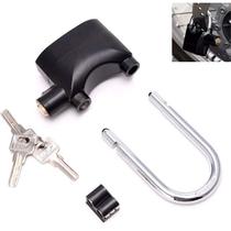 Cadeado com Alarme Grande Sirene Trava Anti furto Segurança 110db Som Alto