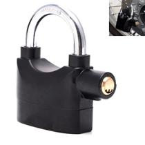 Cadeado com Alarme Sirene 110db Moto Anti furto Som Alto Segurança Casa Cadeado com Alarme Sirene 110db Moto Anti furto Som Alto Segurança Casa