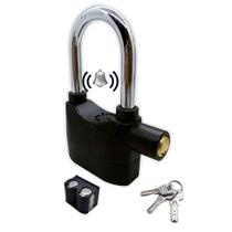 Cadeado Com Alarme Sonoro Moto/Bike/Mala/Portão Anti Roubo Cadeado Com Alarme Sonoro Moto/Bike/Mala/Portão Anti Roubo