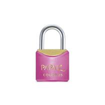 Cadeado com Chave 25mm Latão Rosa Color Line Papaiz Cadeado com Chave 25mm Latão Rosa Color Line Papaiz