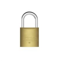 Cadeado com Chave 30mm Latão Maciço Stam Cadeado com Chave 30mm Latão Maciço Stam