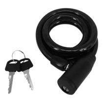 Cadeado Com Chave Atrio Cabo 12Mm Tamanho 1,5 Metros