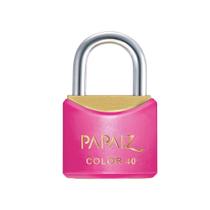 Cadeado com Chave CR40 Latão Rosa Color Line Papaiz