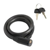 Cadeado Com Chave Para Bike Atrio Cor Preto Cadeado Com Chave Para Bike Atrio Cor Preto