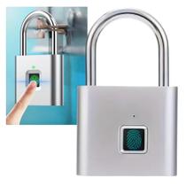 Cadeado com Impressão Digital Abertura em 0,5s e Bateria de Longa Duração LGX262