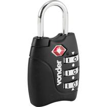 Cadeado com Segredo 3 Algarismo TSA Preto Vonder