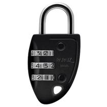 Cadeado com Segredo 30mm Preto Papaiz CS23