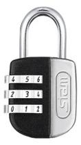 Cadeado Com Segredo Numérico Life Colors 25Mm Preto Stam Par