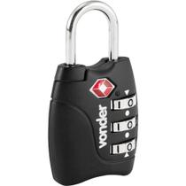 Cadeado com segredo TSA 3 algarismos (Preto) Cadeado com segredo TSA 3 algarismos (Preto)