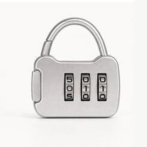 Cadeado com Senha 3 Dígitos para Academia e Viagem