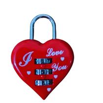 Cadeado com Senha Coração: Proteja com Amor e Segurança