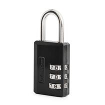 Cadeado combinado de 3 dígitos Lock Master Lock 647D preto
