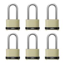 Cadeado combinado Guliffen Heavy Duty Outdoor, pacote com 6