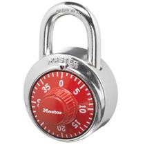 Cadeado combinado Locker Lock Master Lock 1504D, vermelho Cadeado combinado Locker Lock Master Lock 1504D, vermelho