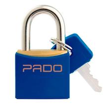 Cadeado cores e-25mm azul pado