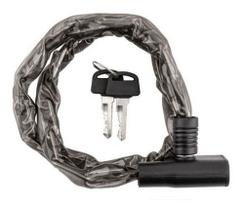 Cadeado Corrente Bike Com Chave 80cm Aço Biciclet Resistente