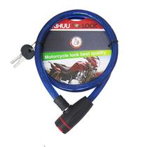 Cadeado corrente trava para moto bike motocicleta bicicleta com 2 chaves 1mt x 15mm