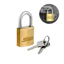 Cadeado de 30 Mm Com Duas Chaves Para Portas E Portões Stam