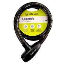 Cadeado de Aço 120cm x 25mm com Chave Elleven para Bicicleta Moto Patinete Alta Resistência Anti Furto