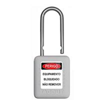 Cadeado De Bloqueio Haste Metalica 6,3Mm Ch38 Branco Tagout