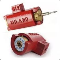 Cadeado De Chão Tetra Polyforte Porta Enrolar 012t Milano Cor Vermelho