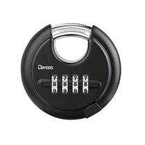 Cadeado de disco combinado DAYGOS Outdoor Heavy Duty Black Cadeado de disco combinado DAYGOS Outdoor Heavy Duty Black
