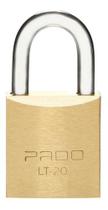 Cadeado De Latão 20mm 2 Chaves Pado Cor Dourado