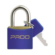 Cadeado de Latão 30mm Azul - Pado